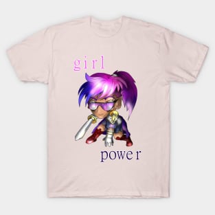 girl power chibi dnd elf T-Shirt